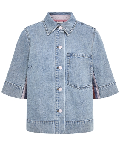 Nümph - NUMalaga Bluse - Light Blue Denim